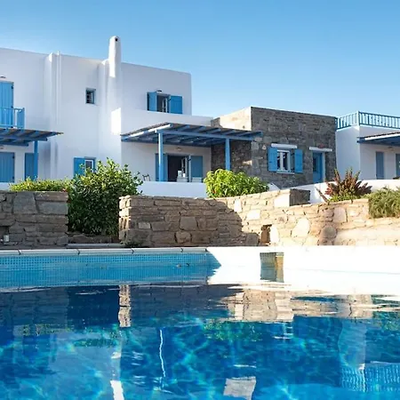 度假居 Pergola Paros Cycladic House By The Sea+pool 纳乌萨