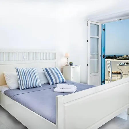 Pergola Paros Cycladic House By The Sea+pool 纳乌萨