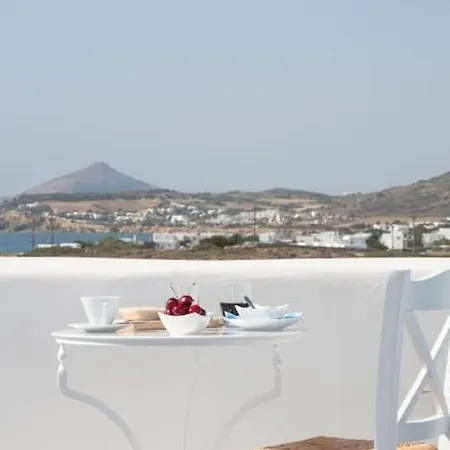 度假居 Pergola Paros Cycladic House By The Sea+pool 纳乌萨