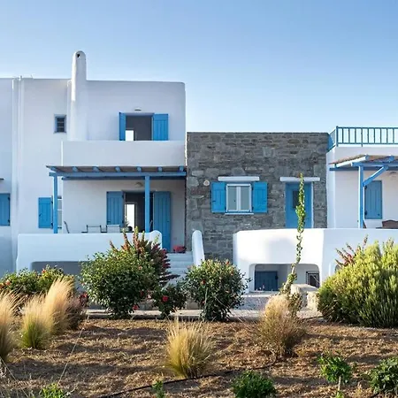 度假居 Pergola Paros Cycladic House By The Sea+pool *