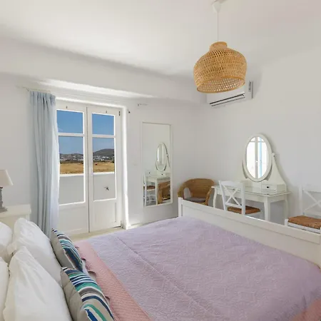 度假居 Pergola Paros Cycladic House By The Sea+pool 纳乌萨