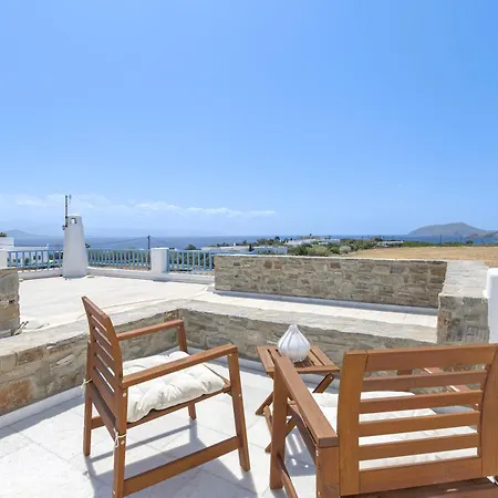 Pergola Paros Cycladic House By The Sea+pool 纳乌萨